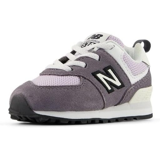 image:imageNew Balance Kids 574 Bungee Lace InfantToddlerNeptune GreyTaro