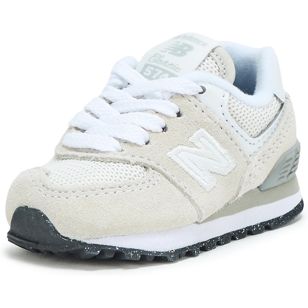 image:imageNew Balance Kids 574 Bungee Lace InfantToddlerNimbus CloudWhite