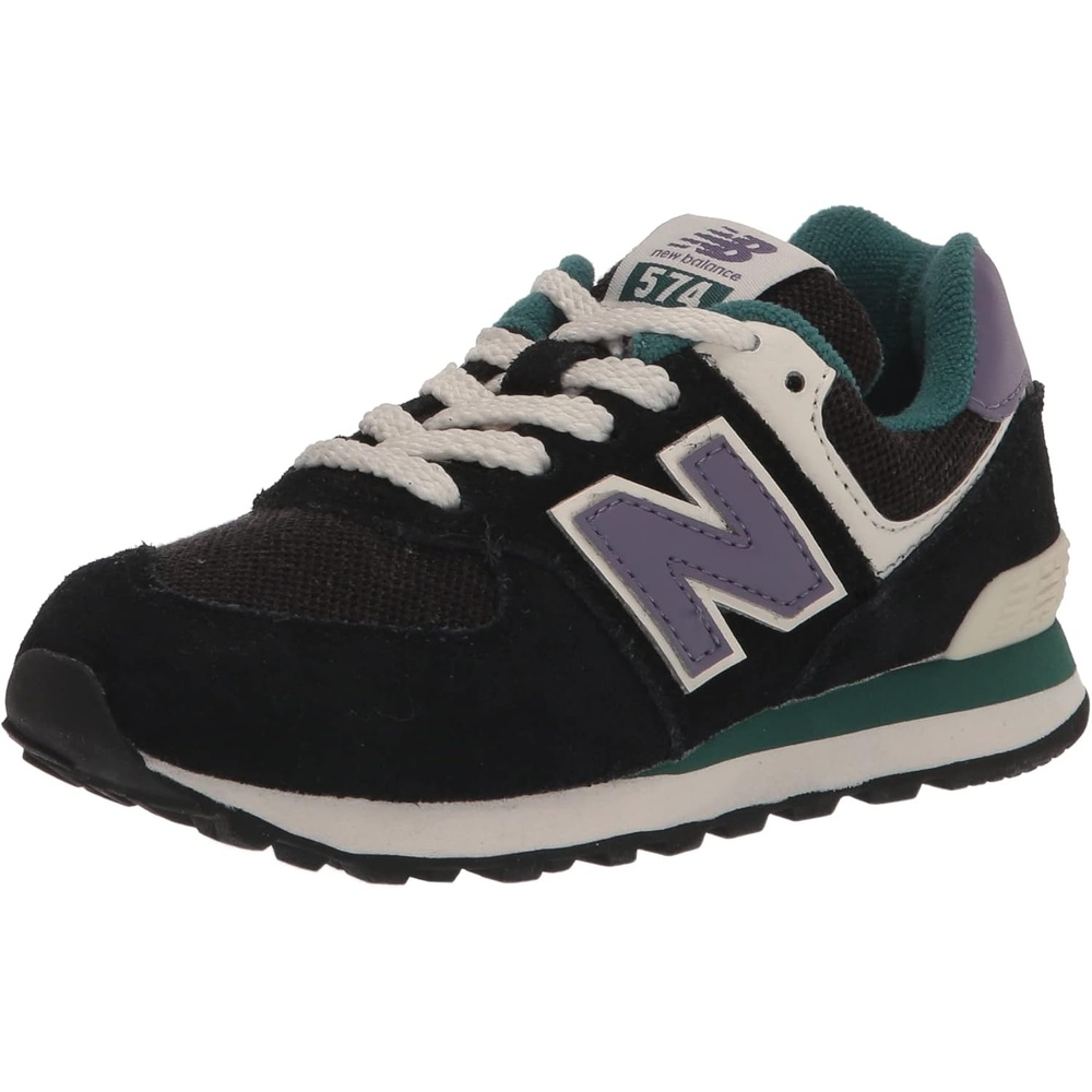 image:imageNew Balance Kids 574 V1 Neo Sole LaceupBlackMercuryVintage Teal