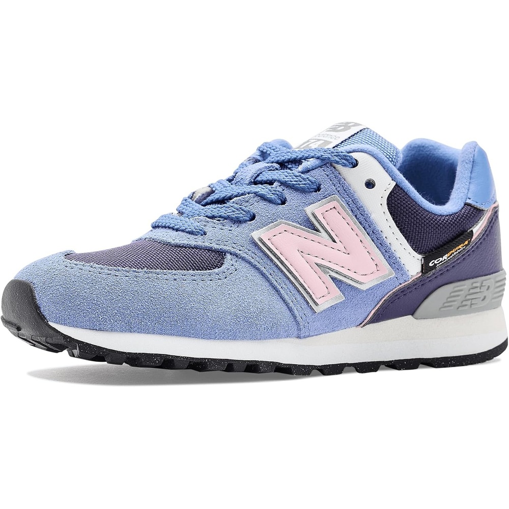 image:imageNew Balance Kids 574 V1 Neo Sole LaceupFairweather BlueStone Pink