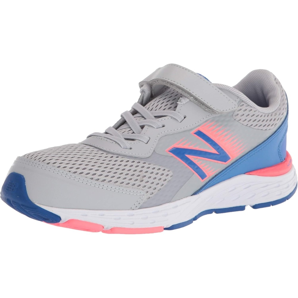 image:imageNew Balance Kids 680 V6 Hook and Loop Running ShoeLight AluminumFaded CobaltGuava