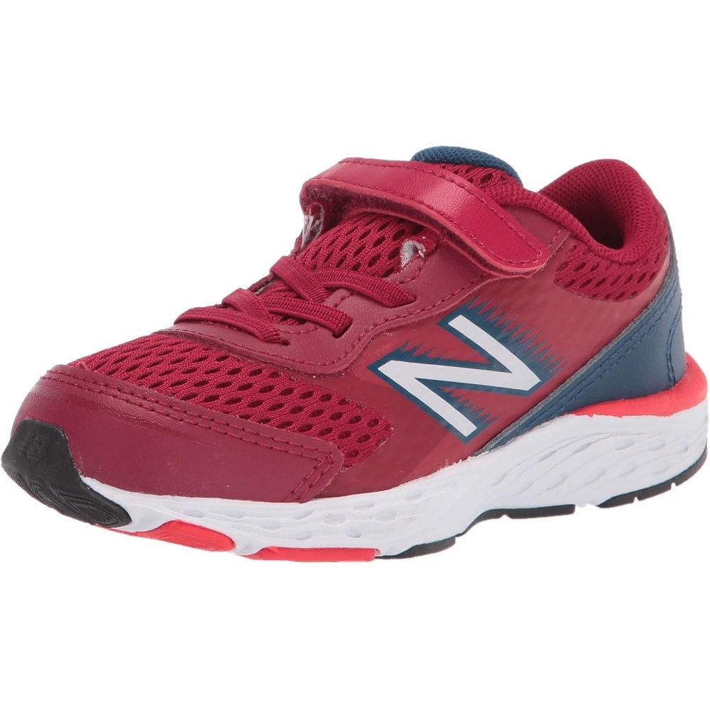 image:imageNew Balance Kids 680 V6 Hook and Loop Running ShoeNeo CrimsonRogue Wave