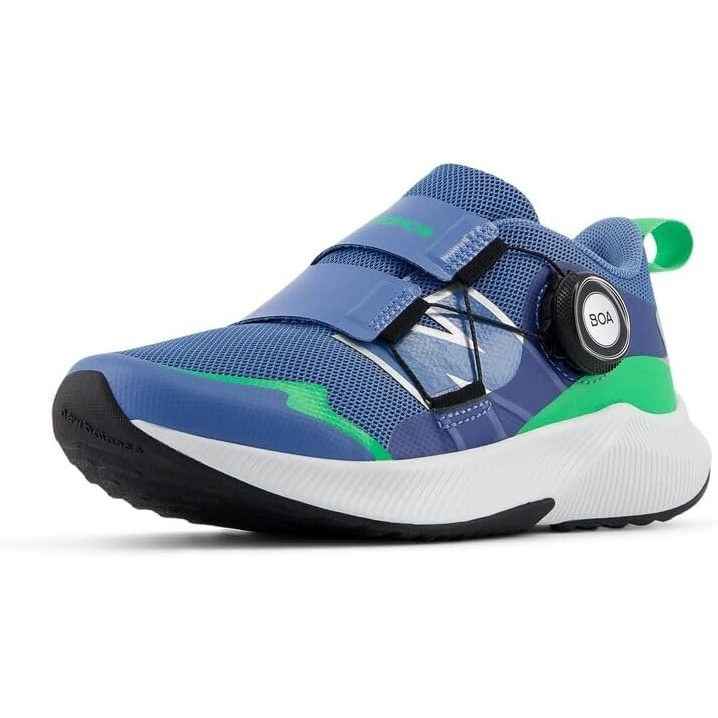 image:imageNew Balance Kids DynaSoft Reveal V4 Boa Running ShoeBlue LagunaGreen AppleBlack