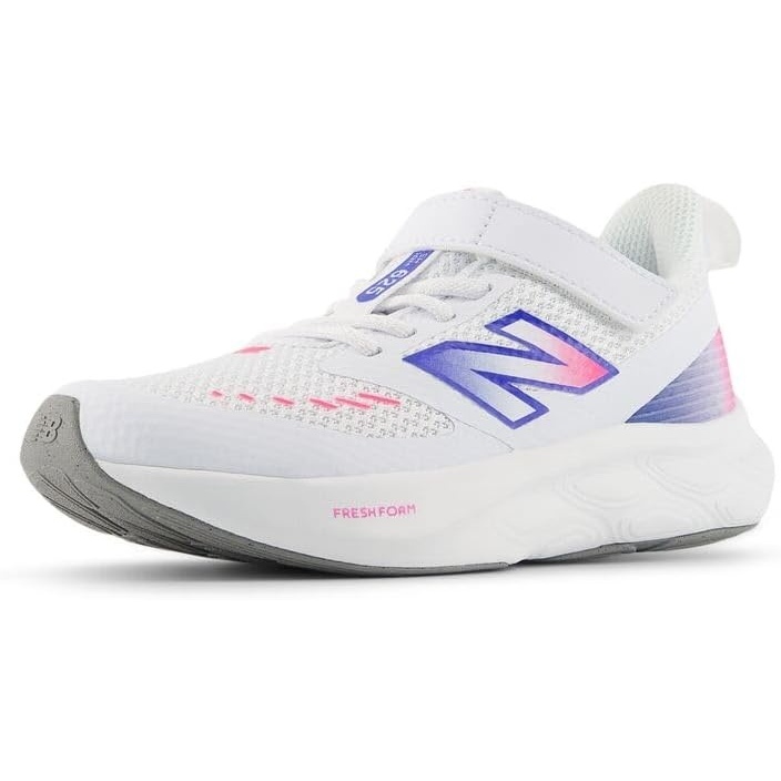 image:imageNew Balance Kids Fresh Foam 625 V1 Hook amp LoopNb WhitePink Heat