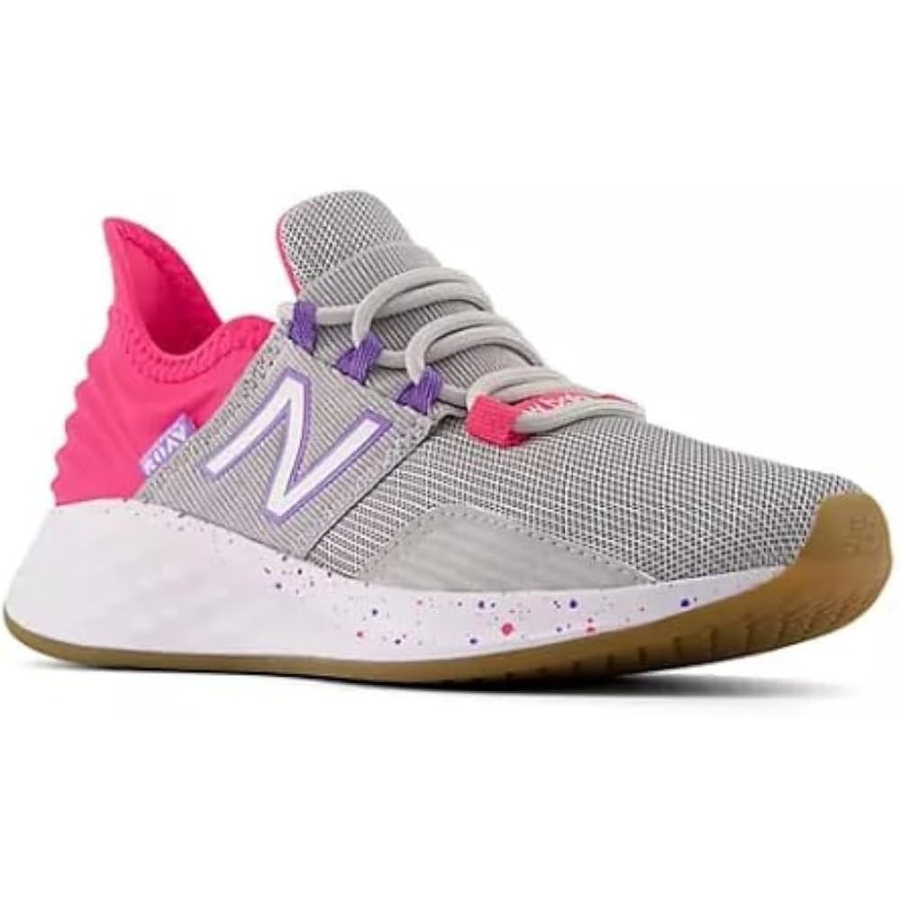 image:imageNew Balance Kids Fresh Foam Roav V1 Laceup SneakerRaincloudHipinkViolet Crush