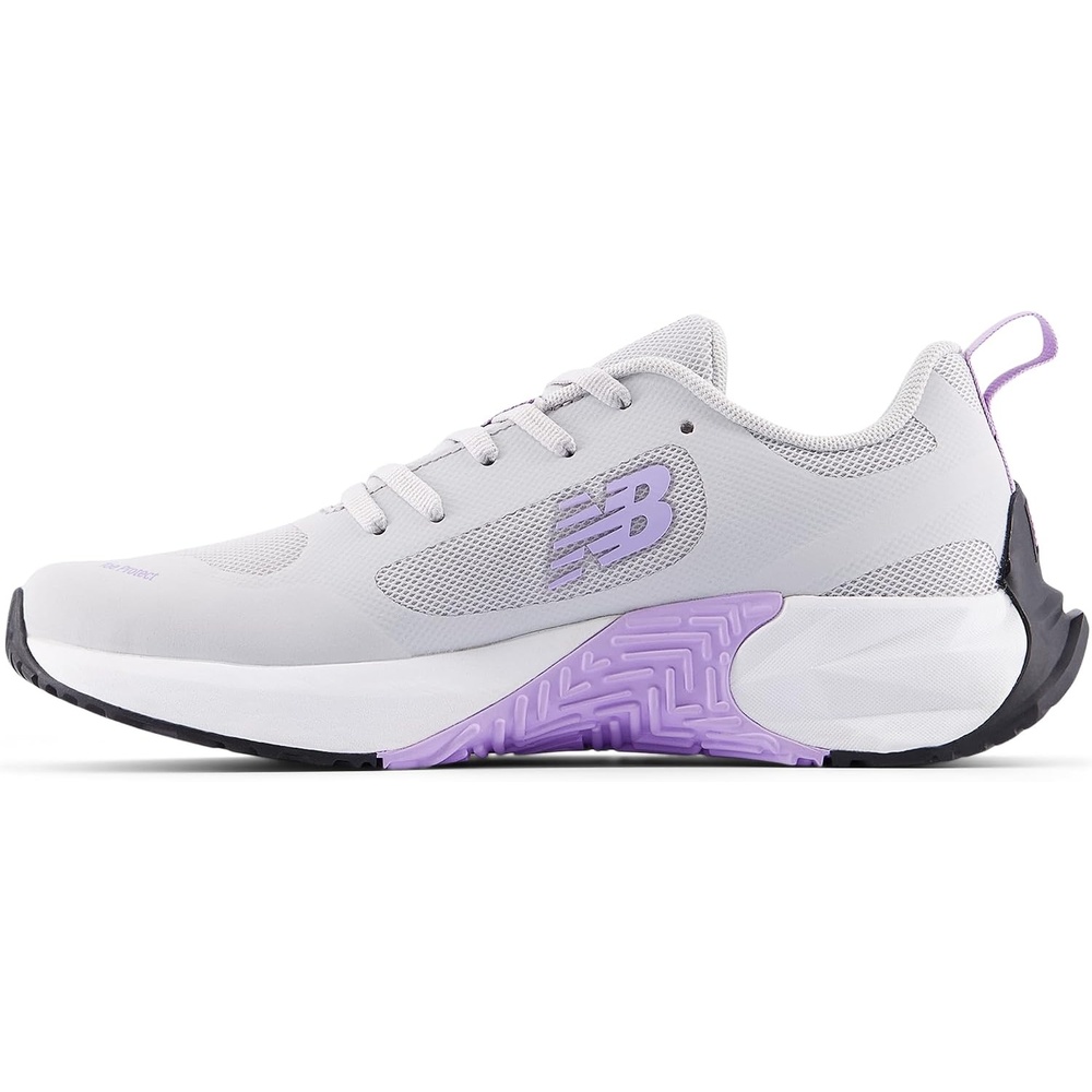 image:imageNew Balance Kids FuelCell Play V1 LaceupGrey MatterLilac GloWhite