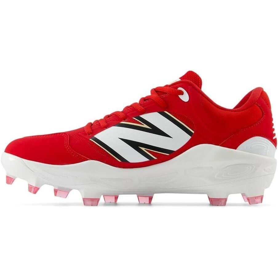 image:imageNew Balance Mens Fresh Foam 3000 V7 Molded Baseball ShoeTeam RedWhite