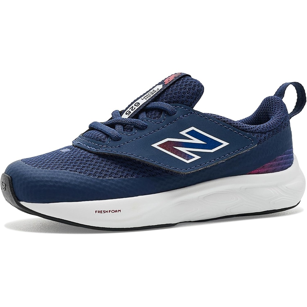 image:imageNew Balance UnisexChild Fresh Foam 625 Newb Hook amp Loop InfantToddlerNb NavyTeam Red