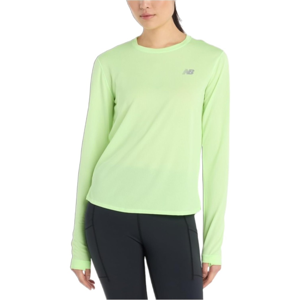 image:imageNew Balance Womens Athletics Long SleeveMint Flash