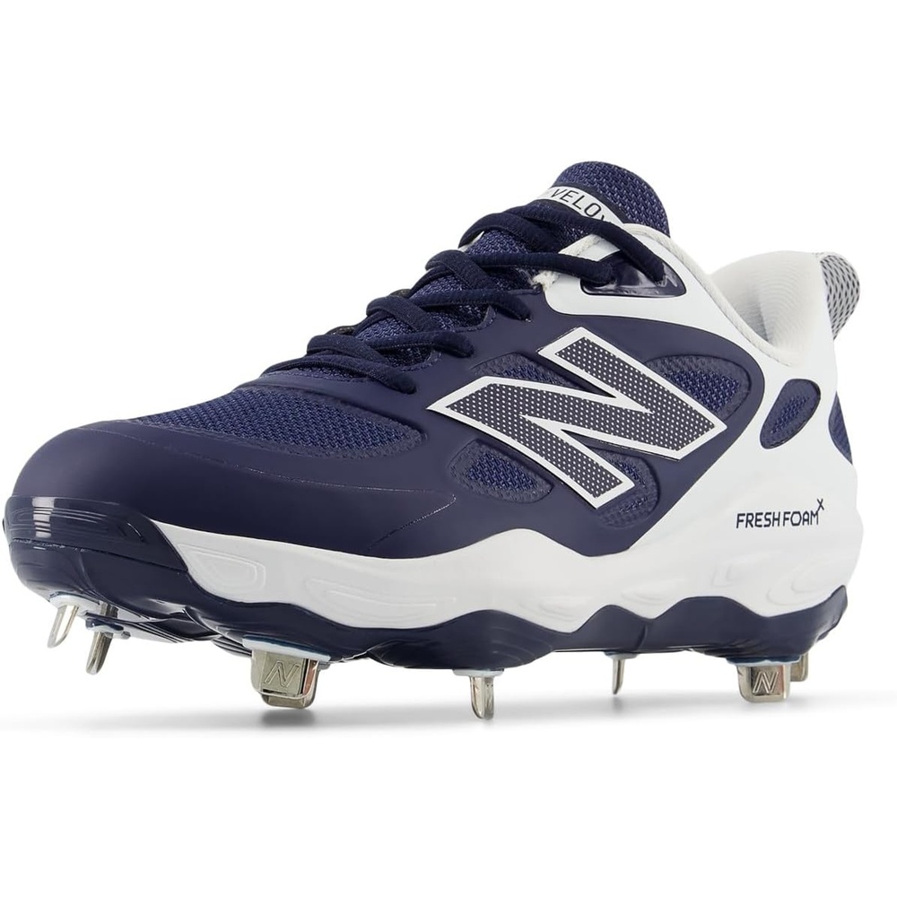 image:imageNew Balance Womens Fresh Foam X Velo V4 MetalTeam NavyWhite