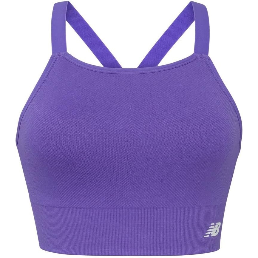 image:imageNew Balance Womens New Balance Seamless Sports BraCyber Lilac