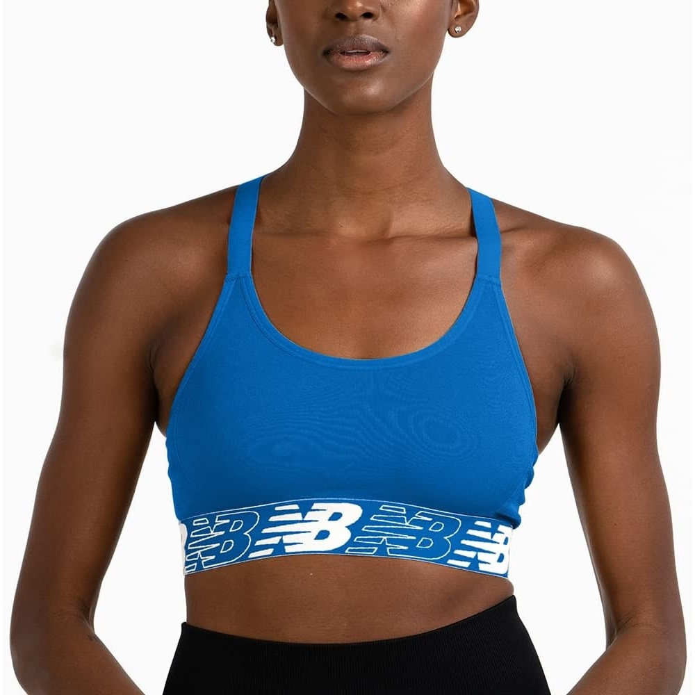 image:imageNew Balance Womens New Balance Seamless Sports BraElectric Blue