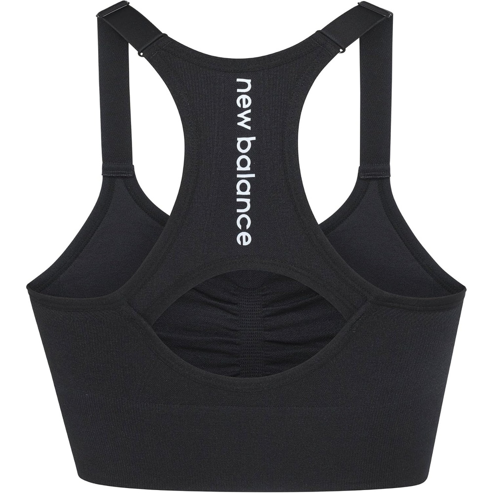 image:imageNew Balance Womens New Balance Seamless Sports BraJet Black