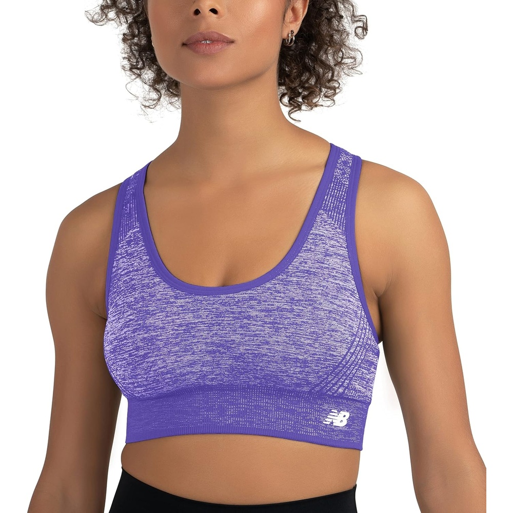 image:imageNew Balance Womens New Balance Seamless Sports BraPurple