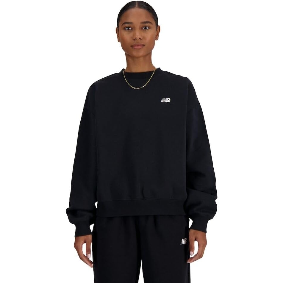 image:imageNew Balance Womens Sport Essentials Fleece CrewBlack