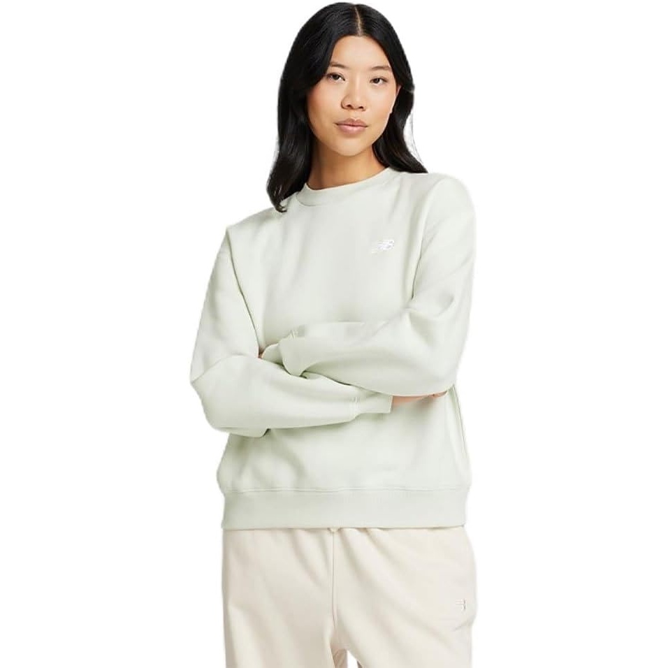 image:imageNew Balance Womens Sport Essentials Fleece CrewNatural Mint