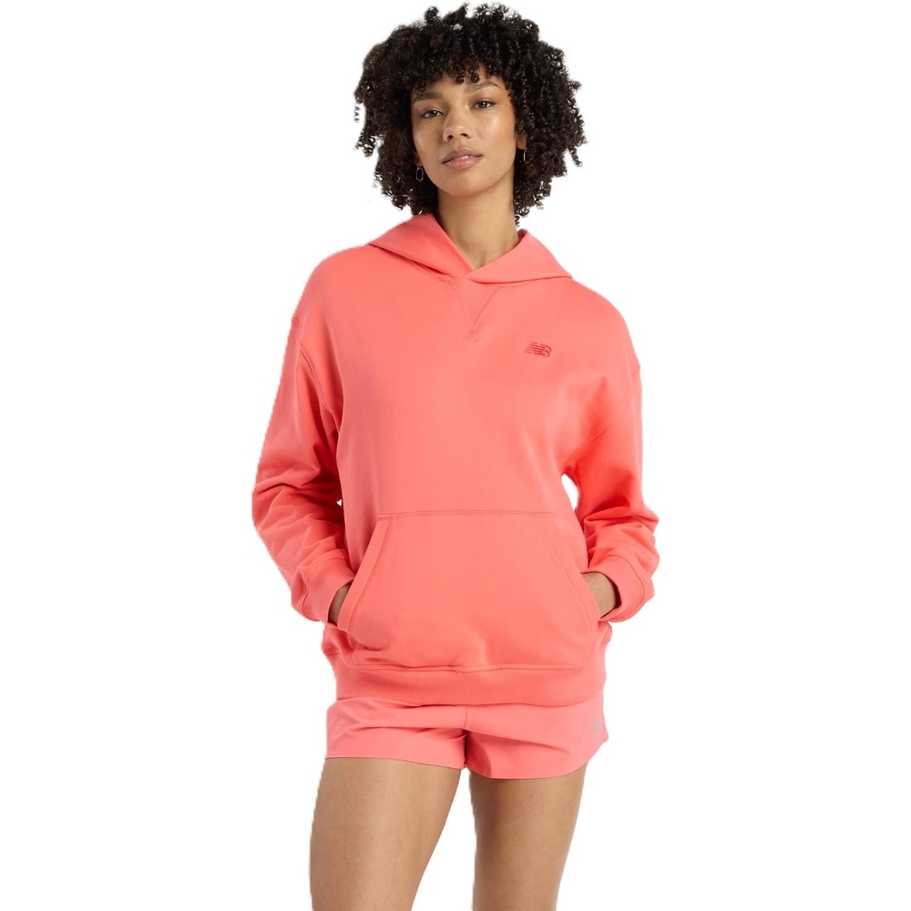 image:imageNew Balance womens Athletics French Terry HoodieDrift Red