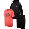 Zip Black Red