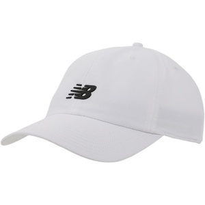 New Balance Adult Unisex 6 Panel Lightweight Adustable Performance Workout Gym Running Hat(Natural White)
