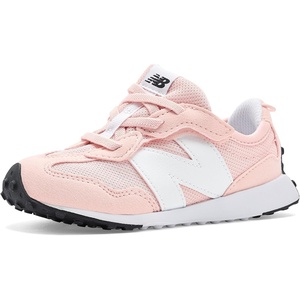 New Balance Baby Girls’ 327 Hook & Loop Sneakers(Pink Haze/White)