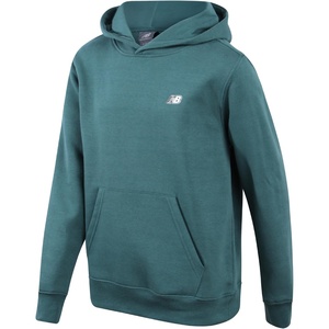 New Balance Boys Cotton Fleece Pullover Hoodie with Pocket, 2T-20 | Soft Brushed Interior, Lined Hood & Ribbed Cuffs, Athletic Logo for Layering at School, Sports & Everyday Play(New Spruce)