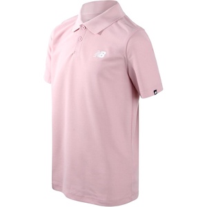 New Balance Boys Polo Shirt, Active Short Sleeve Golf Polo, Sizes 8-20 | Soft, Breathable Fabric, Classic Collar Meets Dress Code, Resists Fading, Pairs with Khakis or Joggers, School Ready(Orb Pink)