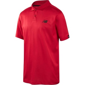 New Balance Boys Polo Shirt, Active Short Sleeve Golf Polo, Sizes 8-20 | Soft, Breathable Fabric, Classic Collar Meets Dress Code, Resists Fading, Pairs with Khakis or Joggers, School Ready(Team Red)