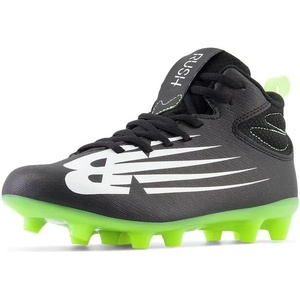 New Balance Boys Rush V4(Black/Black/Hi-lite)