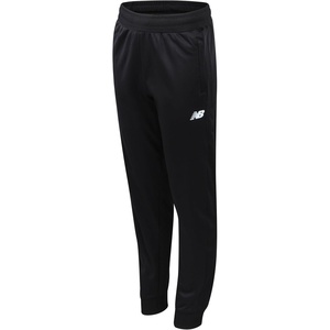 New Balance Boys Sweatpants, Performance Tricot Joggers, Drawstring Waist | Secure Zip Pockets, Breathable Stretch Fabric, Reinforced Stitching, Tapered Cuffed Hem for Gym, School & Field Play(Dark Black)