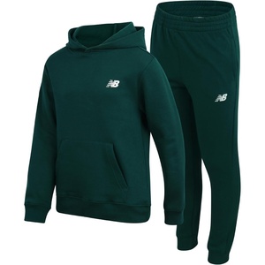 New Balance Boys Sweatpants Set – 2 Piece Pullover Boys Hoodie Sweatshirt & Athletic Jogger Pants Kids Activewear Set (8-16)(Marsh Green)