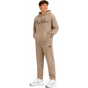New Balance Boys Sweatsuit Set – 2 Piece Cozy Athletic Pullover Graphic Hoodie and Fleece Joggers for Boys (Sizes: 8-16)(Shipyard)