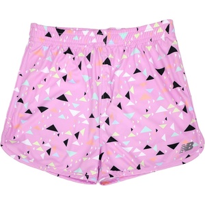 New Balance Girl’s Printed Athletic Short, 14, Neo Violet