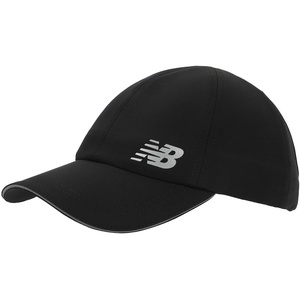 New Balance High Pony Performance Hat – Moisture Wicking, Reflective, Ultra-Light, Breathable Sports Cap Adult – One Size(Black)
