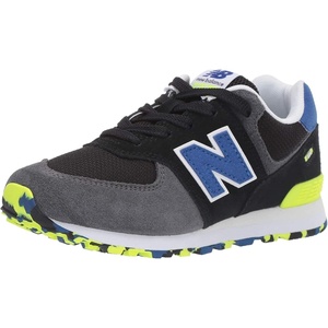 New Balance Kids’ 574 V1 Neo Sole Lace-up(Black/Royal Blue)