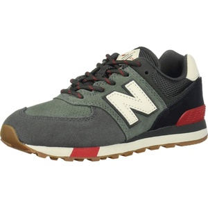 New Balance Kids’ 574 V1 Neo Sole Lace-up(Camo Green/Team Red)
