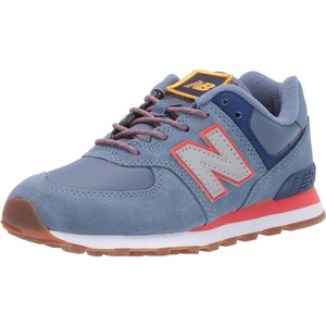 New Balance Kids’ 574 V1 Neo Sole Lace-up(Chambray/Coral Glow)