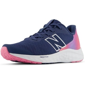 New Balance Kid’s Arishi Lace Running Shoe (Big Kid)(Vintage Indigo/Signal Pink)