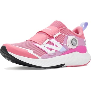 New Balance Kid’s DynaSoft Reveal V4 BOA Running Shoe, Double Bubble/Daybreak, 1 Little Kid