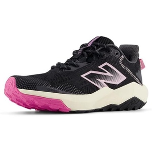New Balance Kids’ Dynasoft Nitrel V6 Lace-up Running Shoe(Black/Real Pink)