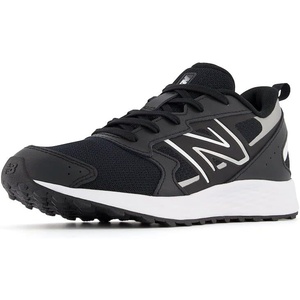 New Balance Kids Fresh Foam 650 V1 Lace-up Running Shoe(Black/Metallic Silver/White)