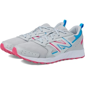 New Balance Kids Fresh Foam 650 V1 Lace-up Running Shoe(Summer Fog/Hi-pink/Vibrant Sky)