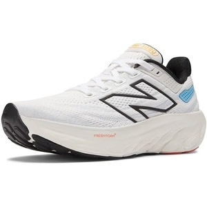 New Balance Kids’ Fresh Foam X 1080 V13(White/Coastal Blue/Ginger Lemon)