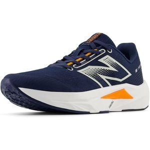 New Balance Kids’ FuelCell Propel V5 Running Shoes(Nb Navy/Sun Glow/Grey Matter)