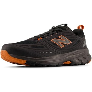 New Balance Men’s Fresh Foam 410 V9 Trail Running Shoe(Faded Black/Team Orange)