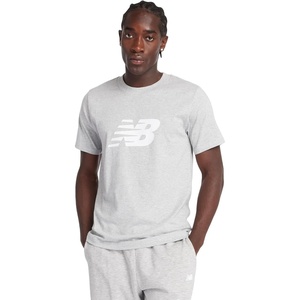 New Balance Men’s Sport Jersey Logo T-Shirt(Athletic Grey)