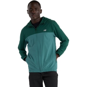 New Balance Men’s Woven Full Zip Jacket(New Spruce)