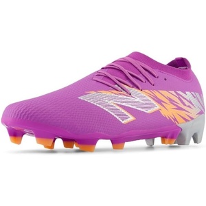 New Balance Unisex Adult Furon Team Fg V8(Passion Fruit/Hot Mango/Metallic Silver)