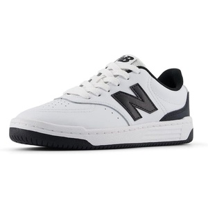 New Balance Unisex-Child Bb80 V1 Lace-up Sneaker(White/Black)
