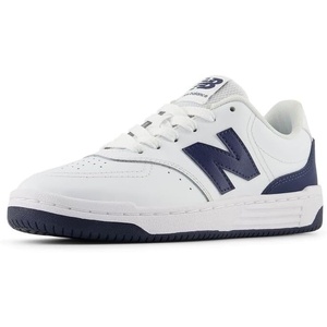 New Balance Unisex-Child Bb80 V1 Lace-up Sneaker(White/Nb Navy)