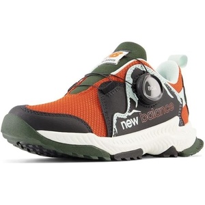 New Balance Unisex-Child Dynasoft Trail Magic V1 Boa Running Shoe(Cayenne/Black/Light Surf)